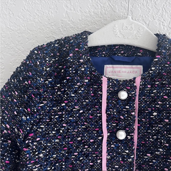 NEW Janie and Jack Girls Tweed Jacket 2T - Picture 4 of 7